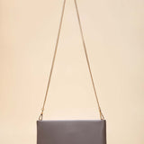 OLEADA NYC Apparel and Accessories > Women > Small Leather Goods > Leather Strap Color_Gold Chain Bag Strap