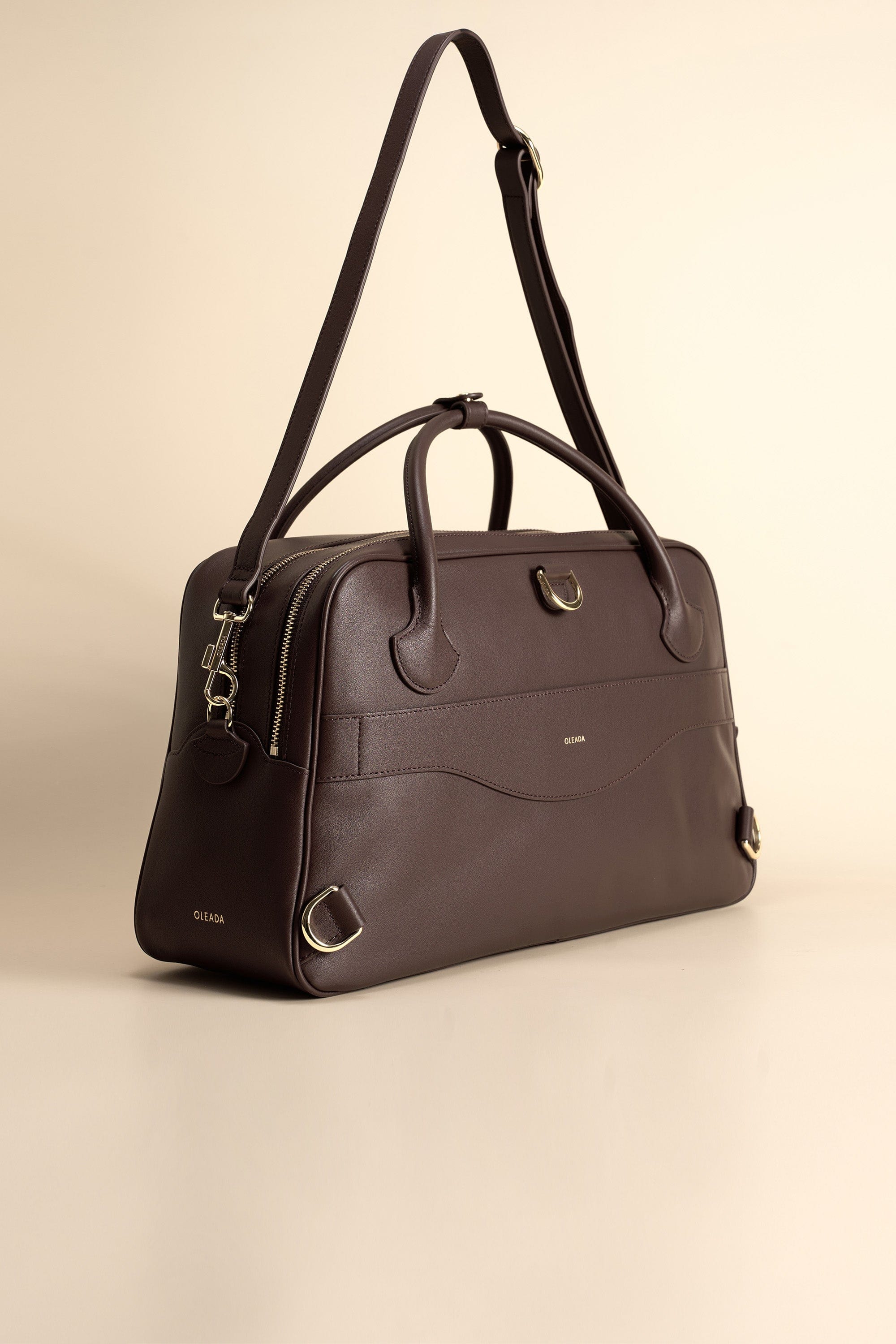 OLEADA NYC Backpack> Leather Backpack For Women > Handbag > Convertible To Shoulder Bag > Fits 14" laptop> Marina Carryall