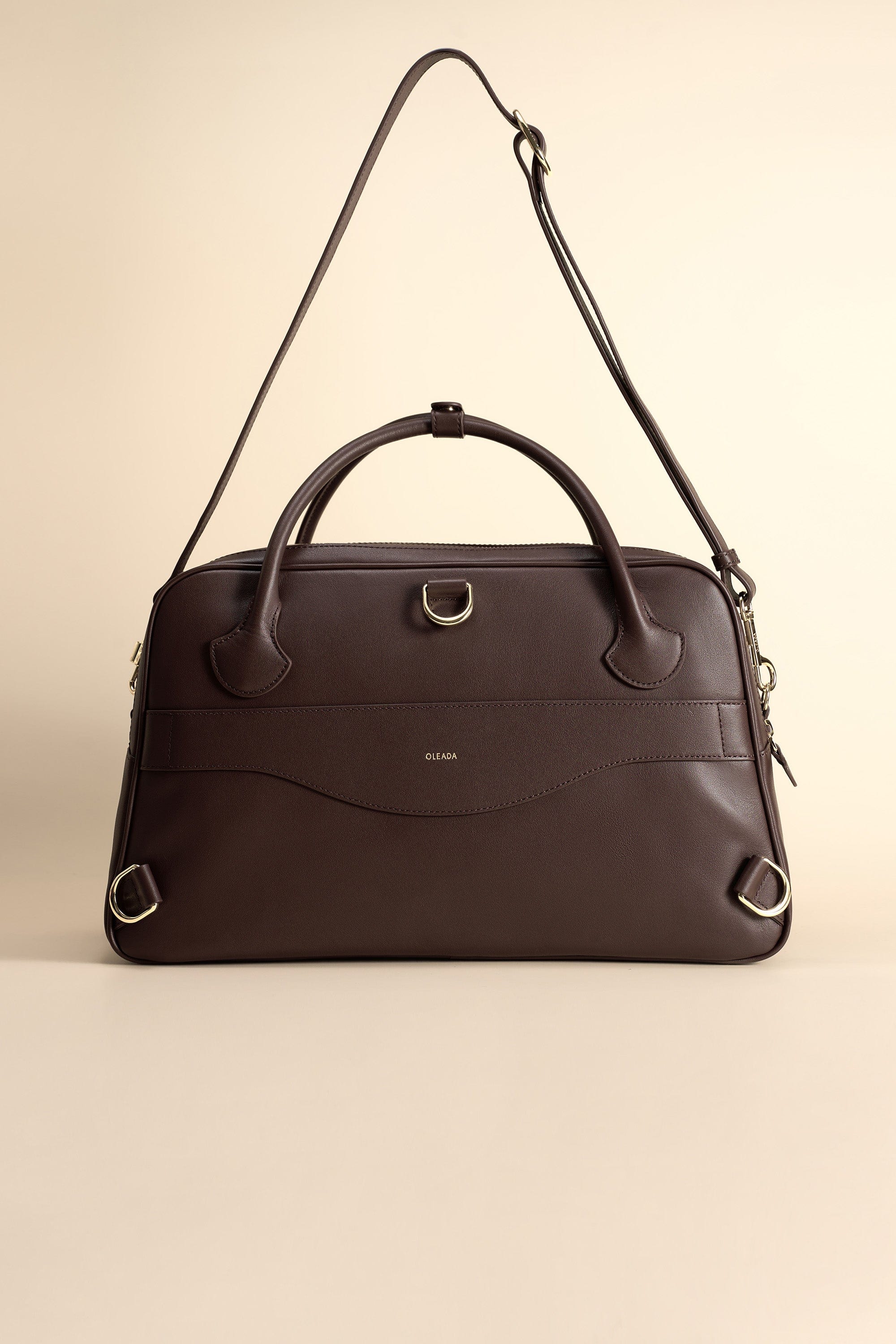 OLEADA NYC Backpack> Leather Backpack For Women > Handbag > Convertible To Shoulder Bag > Fits 14" laptop> Marina Carryall