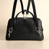 OLEADA NYC Backpack> Leather Backpack For Women > Handbag > Convertible To Shoulder Bag > Fits 14" laptop> Marina Carryall