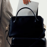 OLEADA NYC Backpack> Leather Backpack For Women > Handbag > Convertible To Shoulder Bag > Fits 14" laptop> Marina Carryall