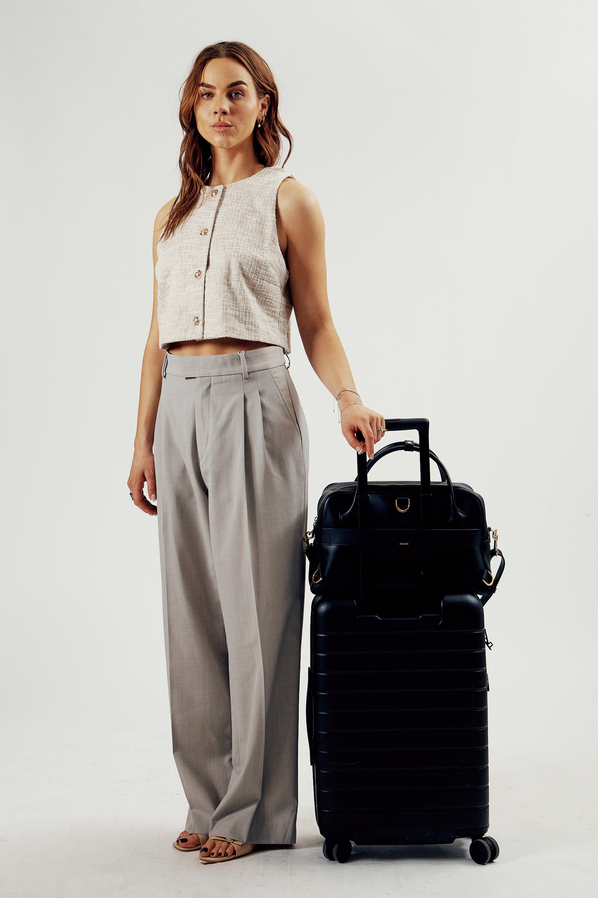 OLEADA NYC Backpack> Leather Backpack For Women > Handbag > Convertible To Shoulder Bag > Fits 14" laptop> Marina Carryall