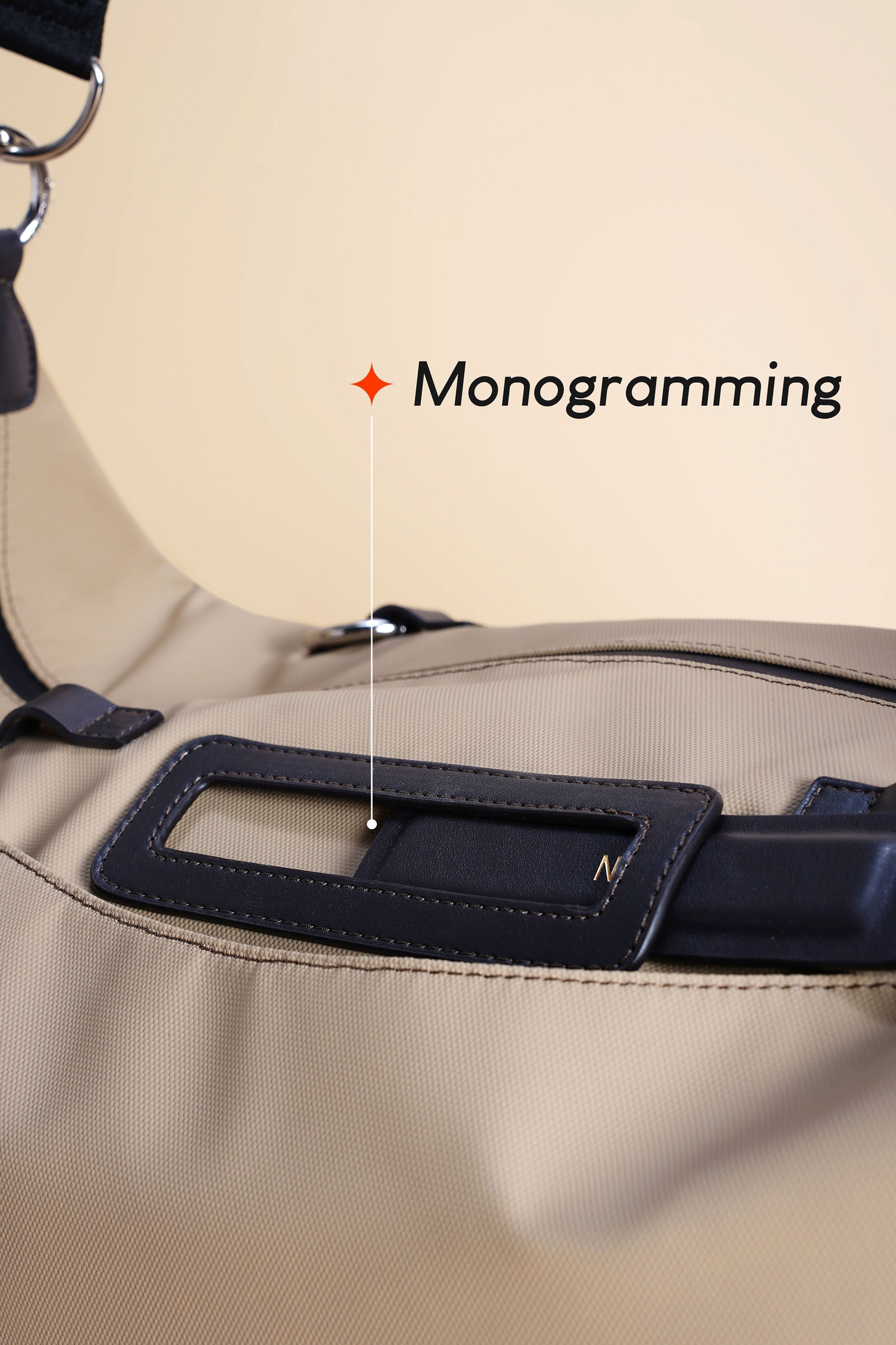 OLEADA NYC Convertible Travel Bags > Work-to-Travel Duffle Bags > Organized Carry Bags > Water-Resistant Vegan Bags > Stylish Multi-Use Bags Color_Tan Anywear AnyDuffle Travel