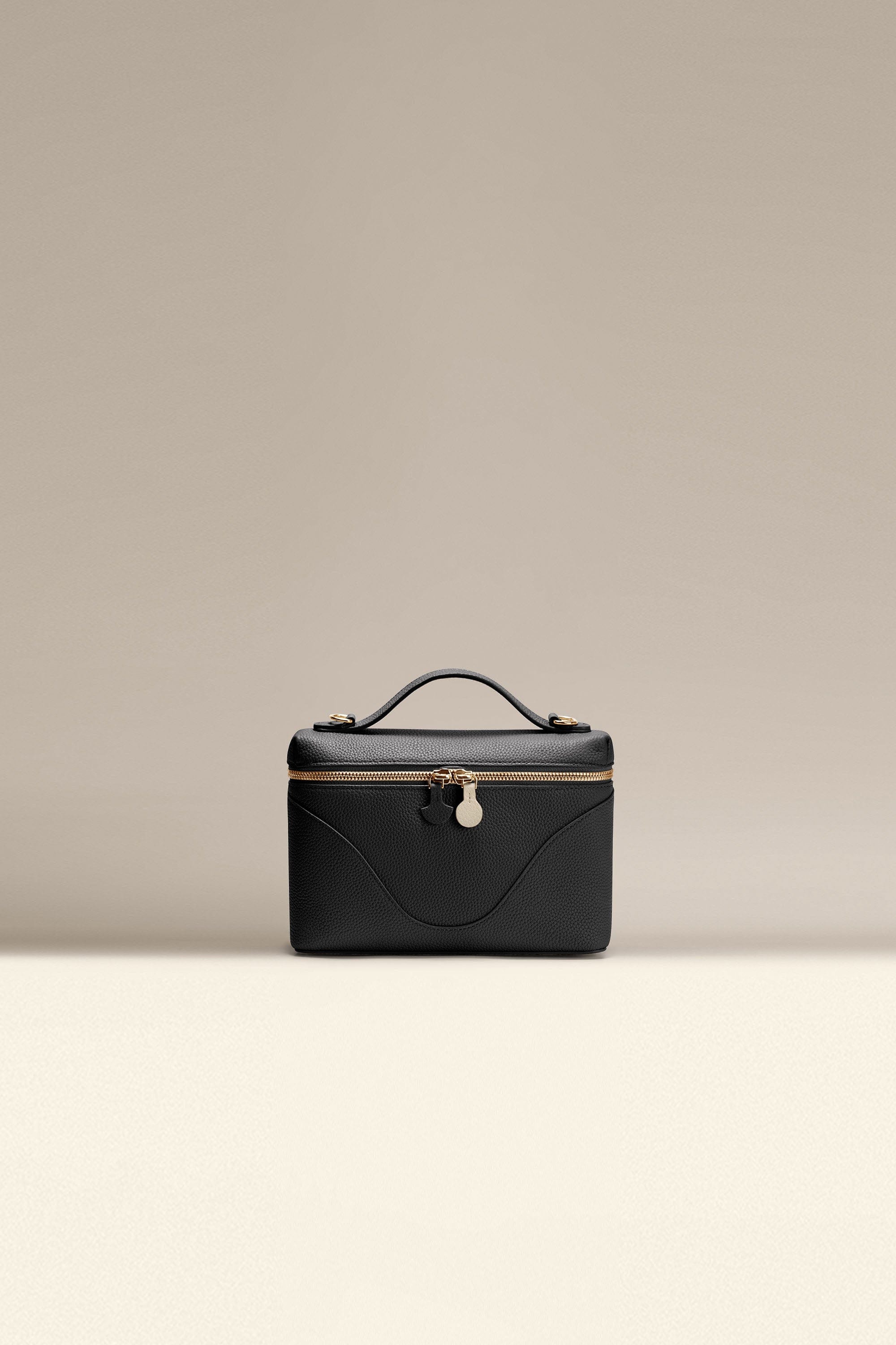 OLEADA NYC Leather Handbag > Women Work Bag > Top Handle Bag > Shoulder Bag > Mini Bag Color_Caviar(G) Mini Anchor Bag