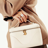 OLEADA NYC Leather Handbag > Women Work Bag > Top Handle Bag > Shoulder Bag > Mini Bag Mini Anchor Bag