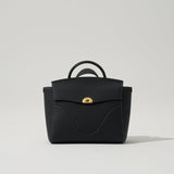 OLEADA NYC Leather Women Work Bag > Convertible To Business Backpack Bag > 13 Inch Laptop Bag > Crossbody Shoulder Bag > Luxury Travel Backpack Color_Onyx(White Stitch) Wavia Bag