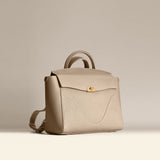 OLEADA NYC Leather Women Work Bag > Convertible To Business Backpack Bag > 14 Inch Laptop Bag > Crossbody Shoulder Bag > Luxury Travel Backpack Color_Latte Wavia Bag Plus