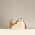 OLEADA NYC Mini Hobo Bag > Women Leather Bag For All Occasions > Compact Capacity Bag > Shoulder Bag > Convertible To Handbag Color_Cloud Mini Reverie Hobo