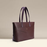 OLEADA NYC Work Tote Bag > Leather Work Tote For Women > Large Capacity Bag > 16 Inch Laptop Bag > Convertible To Shoulder Bag Anchor Tote