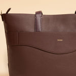 OLEADA NYC Work Tote Bag > Leather Work Tote For Women > Large Capacity Bag > 16 Inch Laptop Bag > Convertible To Shoulder Bag Anchor Tote