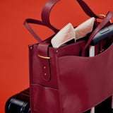 OLEADA NYC Work Tote Bag > Leather Work Tote For Women > Large Capacity Bag > 16 Inch Laptop Bag > Convertible To Shoulder Bag Reverie Tote