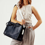 OLEADA NYC Work Tote Bag > Leather Work Tote For Women > Large Capacity Bag > 16 Inch Laptop Bag > Convertible To Shoulder Bag Reverie Tote