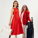 OLEADA NYC Work Tote Bag > Leather Work Tote For Women > Large Capacity Bag > 16 Inch Laptop Bag > Convertible To Shoulder Bag Reverie Tote