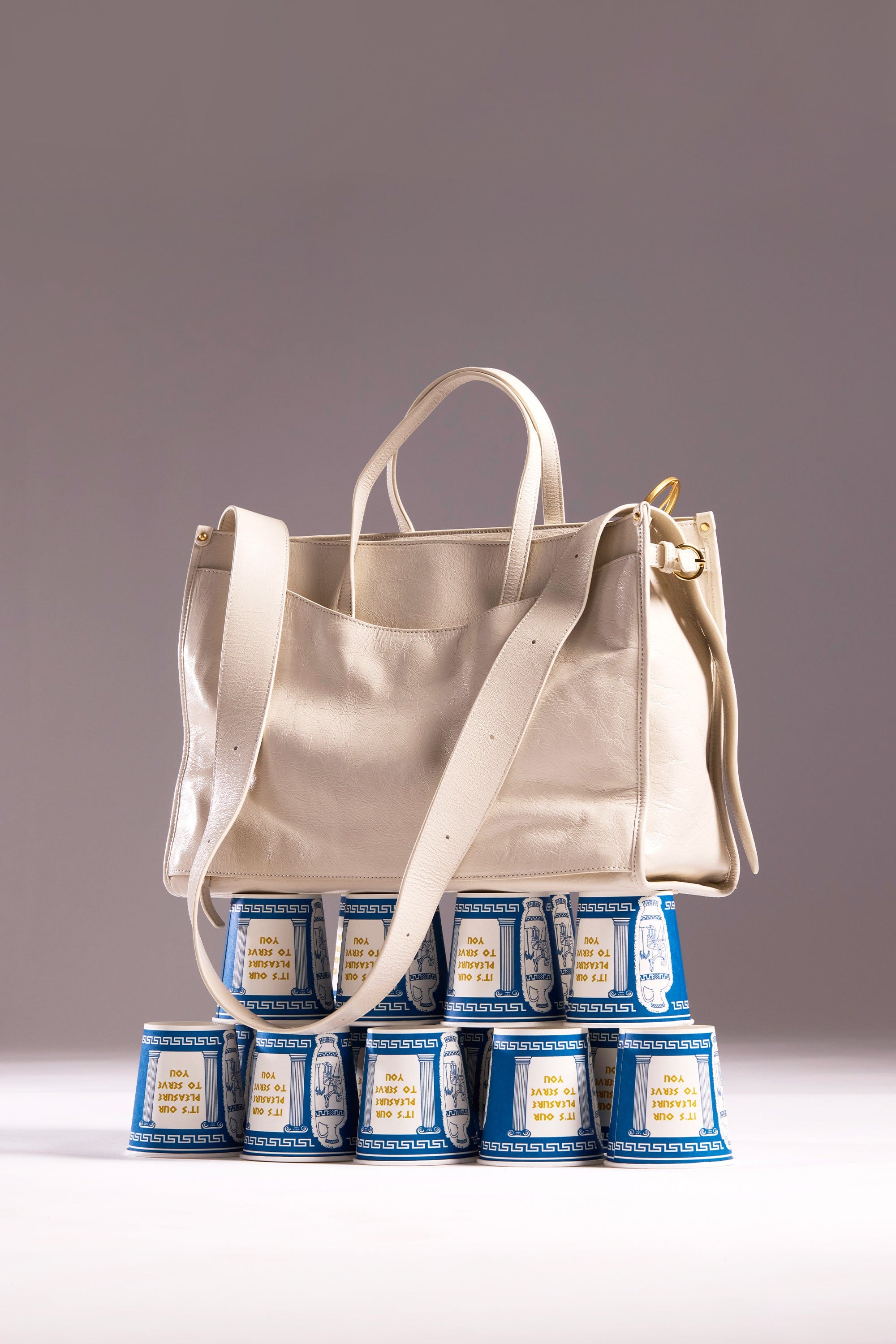 OLEADA NYC Work Tote Bag > Leather Work Tote For Women > Large Capacity Bag > 16 Inch Laptop Bag > Convertible To Shoulder Bag Reverie Tote