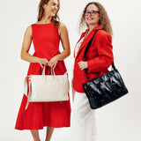 OLEADA NYC Work Tote Bag > Leather Work Tote For Women > Large Capacity Bag > 16 Inch Laptop Bag > Convertible To Shoulder Bag Reverie Tote