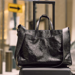 OLEADA NYC Work Tote Bag > Leather Work Tote For Women > Large Capacity Bag > 16 Inch Laptop Bag > Convertible To Shoulder Bag Reverie Tote