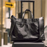 OLEADA NYC Work Tote Bag > Leather Work Tote For Women > Large Capacity Bag > 16 Inch Laptop Bag > Convertible To Shoulder Bag Reverie Tote