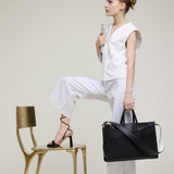 OLEADA NYC Work Tote Bag > Leather Work Tote For Women > Large Capacity Bag > 16 Inch Laptop Bag > Convertible To Shoulder Bag Reverie Tote