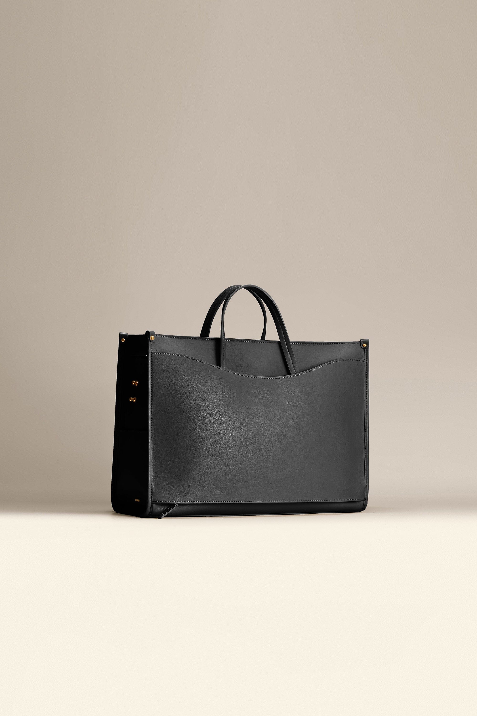 OLEADA NYC Work Tote Bag > Leather Work Tote For Women > Large Capacity Bag > 16 Inch Laptop Bag > Convertible To Shoulder Bag Reverie Tote