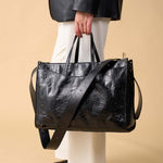 OLEADA NYC Work Tote Bag > Leather Work Tote For Women > Large Capacity Bag > 16 Inch Laptop Bag > Convertible To Shoulder Bag Reverie Tote