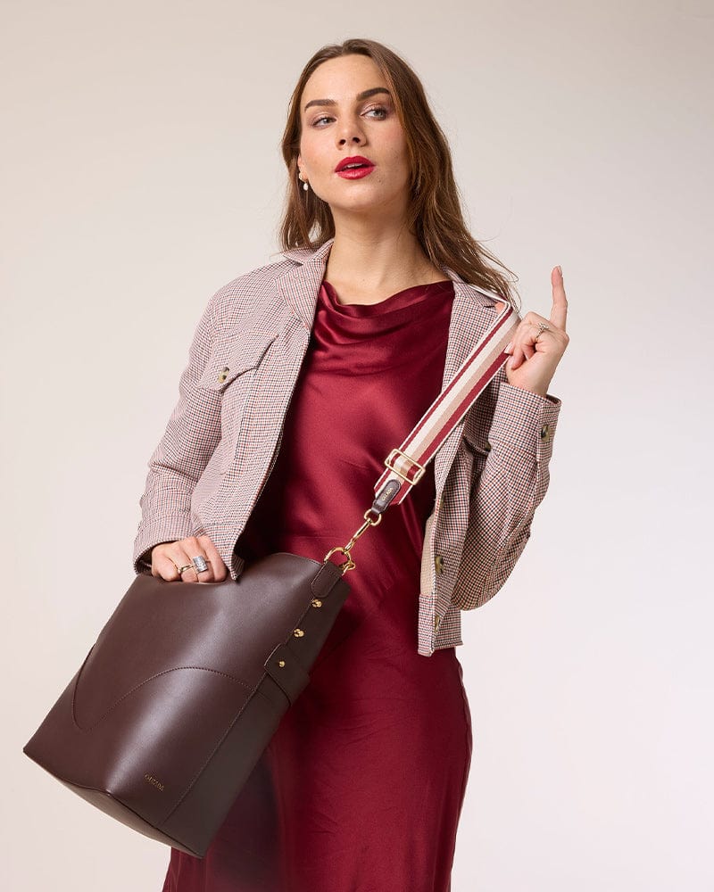 Shop Marina Soft Bucket - OLEADA: Leather Soft Bucket Work Bag for