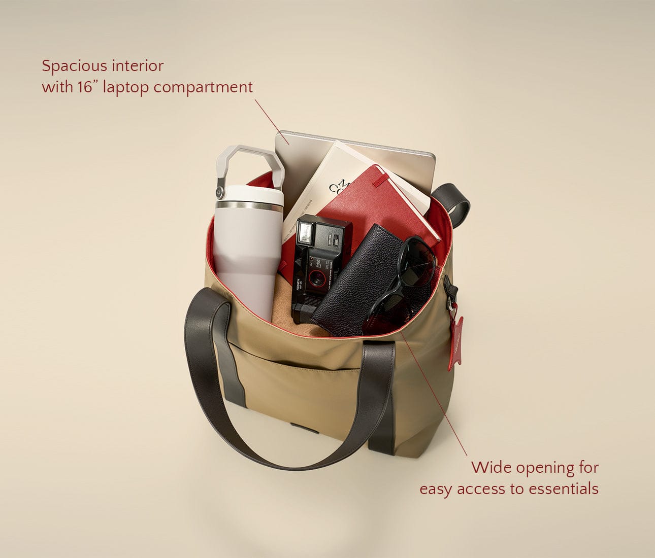 Shop AnyTechTote - OLEADA: Leather Functional Tote Bag – OLEADA