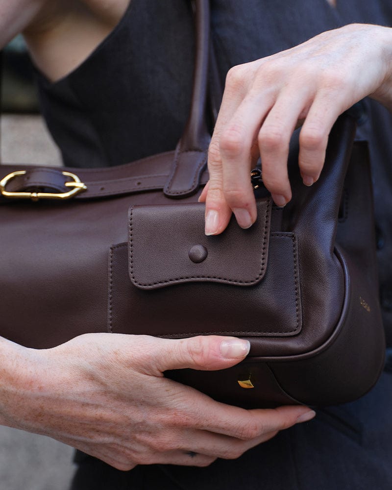 Shop Mini Marina Tote - OLEADA: Leather Work Tote Bag for Women