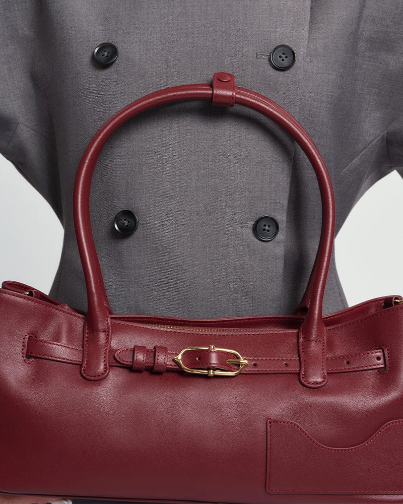 Shop Mini Marina Tote - OLEADA: Leather Work Tote Bag for Women