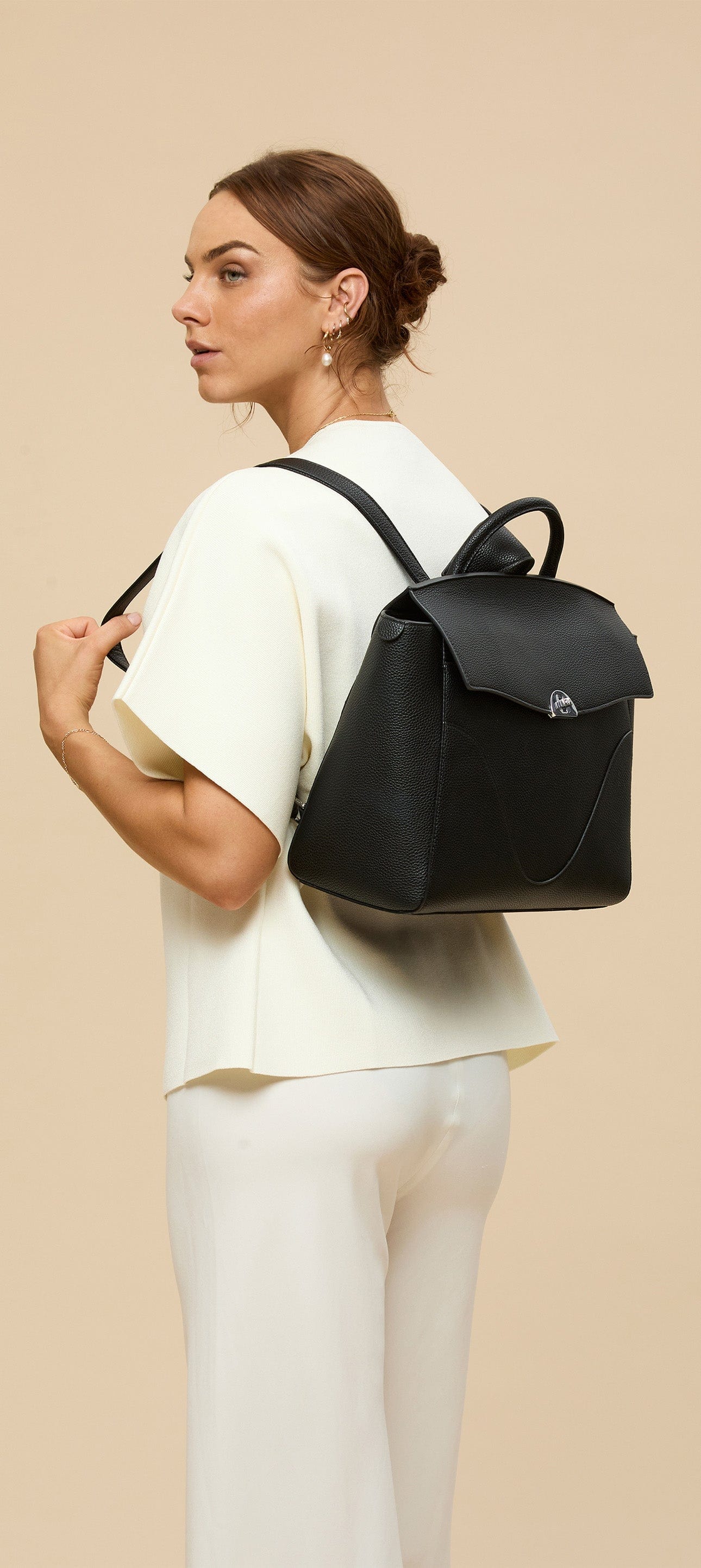 backpacks laptop sleeve women Leather Backpack Approx.11.5 Convertible Leather Laptop Backpack for