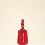 OLEADA AnyWear AnyTag luggage tag in Rouge — vegan re-plastic leather travel accessory