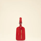 OLEADA AnyWear AnyTag luggage tag in Rouge — vegan re-plastic leather travel accessory