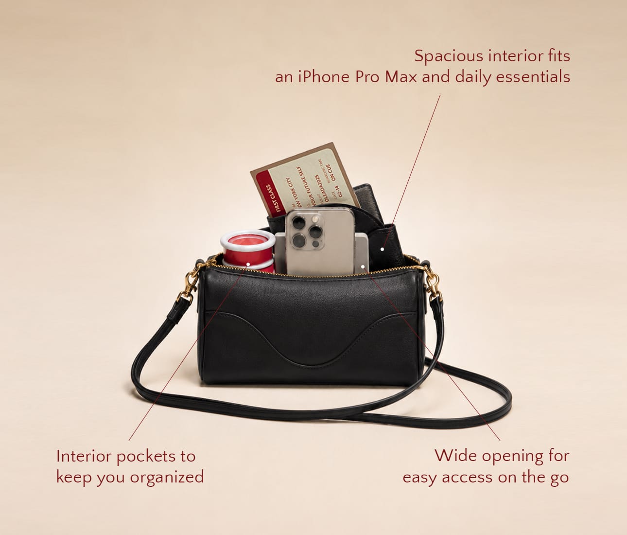 Marina Box - Leather Crossbody Bag | OLEADA: Leather Work Bags for