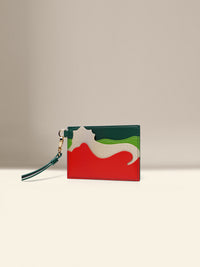 OLEADA Apparel and Accessories > Women > Small Leather Goods > Leather Cardholder Ruby Seadragon Card Holder