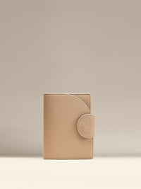 OLEADA Apparel and Accessories > Women > Small Leather Goods > Leather Passport Holder Jet-set Passport Holder Latte