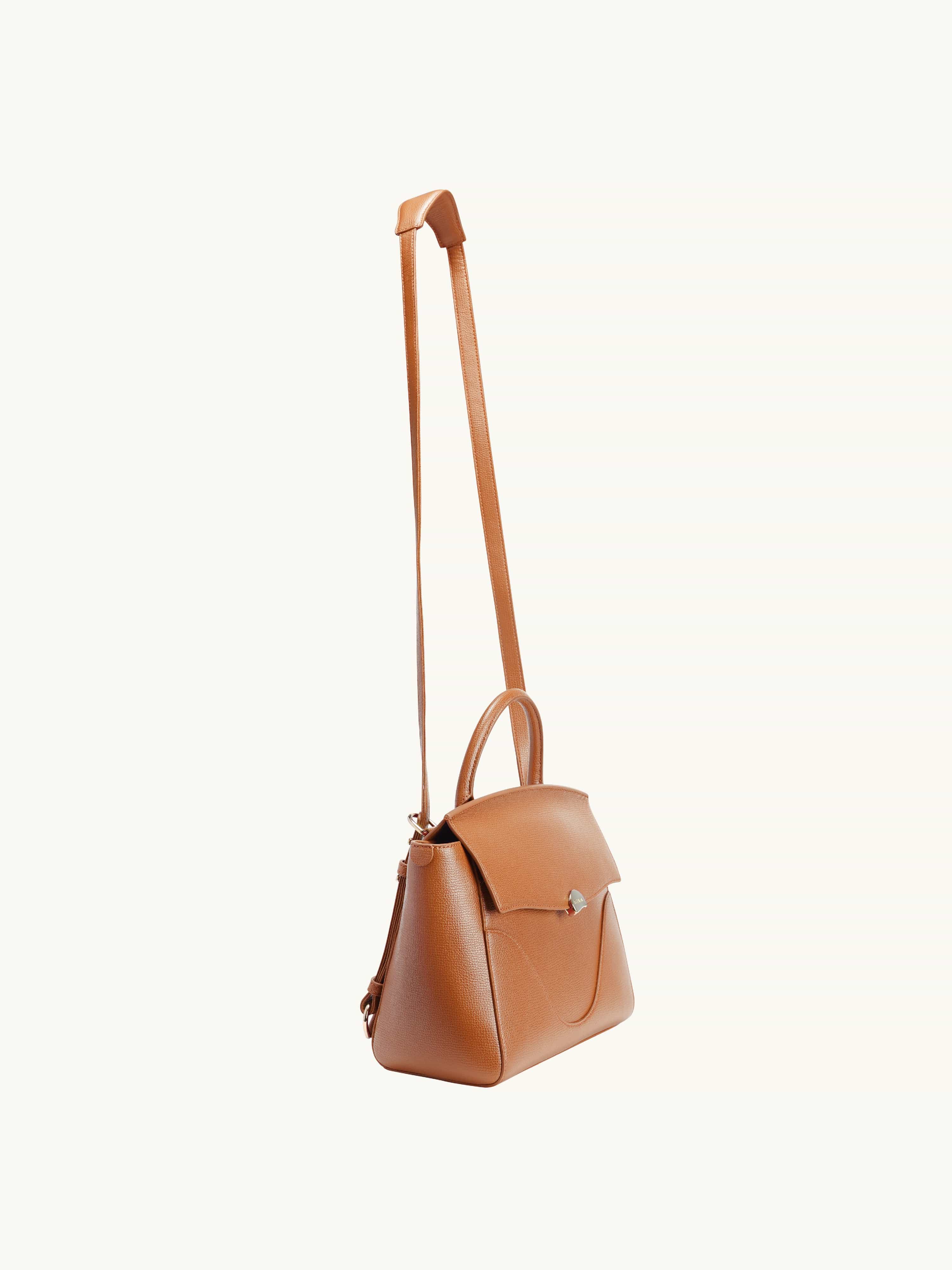 OLEADA Clearance Mini Wavia Bag Chestnut
