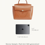 OLEADA Clearance Mini Wavia Bag Chestnut