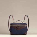 OLEADA Leather Handbag > Women Work Bag > Top Handle Bag > Shoulder Bag > Mini Bag Mini Anchor Bag CocoDenim