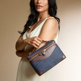 OLEADA Leather Handbag > Women Work Bag > Top Handle Bag > Shoulder Bag > Mini Bag Mini Anchor Bag CocoDenim