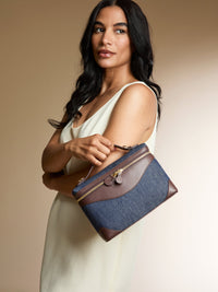 OLEADA Leather Handbag > Women Work Bag > Top Handle Bag > Shoulder Bag > Mini Bag Mini Anchor Bag CocoDenim