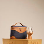 OLEADA Leather Handbag > Women Work Bag > Top Handle Bag > Shoulder Bag > Mini Bag Mini Anchor Bag NutsDenim
