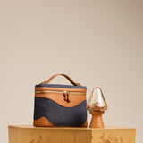 OLEADA Leather Handbag > Women Work Bag > Top Handle Bag > Shoulder Bag > Mini Bag Mini Anchor Bag NutsDenim