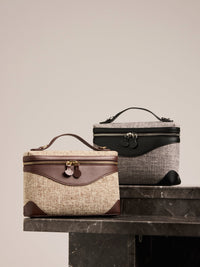 OLEADA Leather Handbag > Women Work Bag > Top Handle Bag > Shoulder Bag > Mini Bag Mini Anchor Bag Truffle