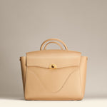 OLEADA Leather Women Work Bag > Convertible To Business Backpack Bag > 13 Inch Laptop Bag > Crossbody Shoulder Bag > Luxury Travel Backpack Wavia Bag Champagne