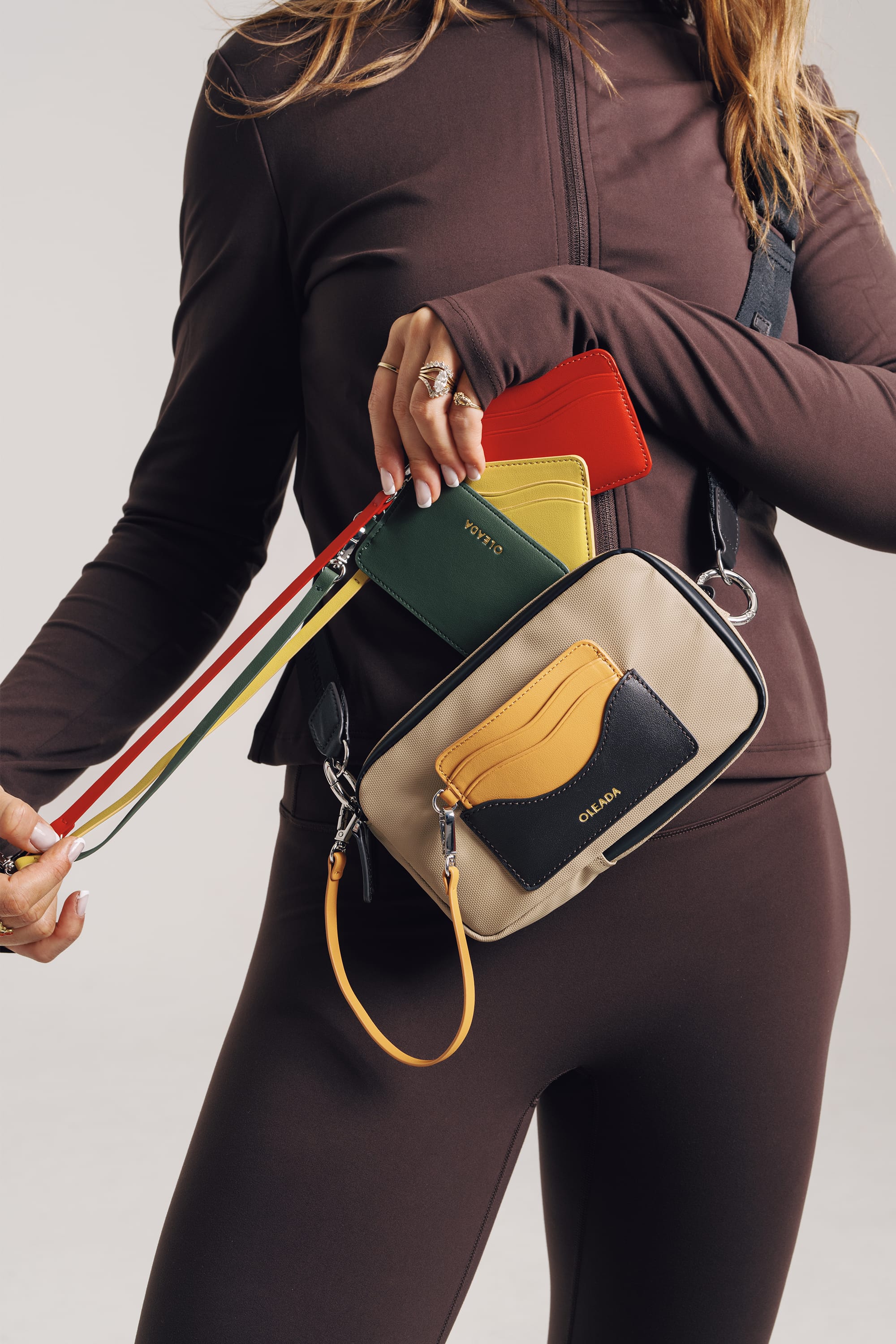 OLEADA NYC Apparel and Accessories > Women > Small Leather Goods > Leather Cardholder AnyWear Cardholder