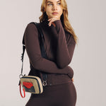 OLEADA NYC Apparel and Accessories > Women > Small Leather Goods > Leather Cardholder Color_Abu Dhabi AnywWear AnyPack