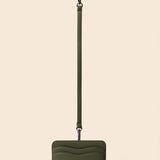 OLEADA NYC Apparel and Accessories > Women > Small Leather Goods > Leather Cardholder Color_Evergreen AnyWear Cardholder