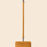 OLEADA NYC Apparel and Accessories > Women > Small Leather Goods > Leather Cardholder Color_Nectarine AnyWear Cardholder