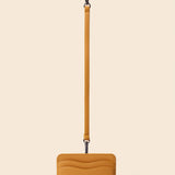 OLEADA NYC Apparel and Accessories > Women > Small Leather Goods > Leather Cardholder Color_Nectarine AnyWear Cardholder