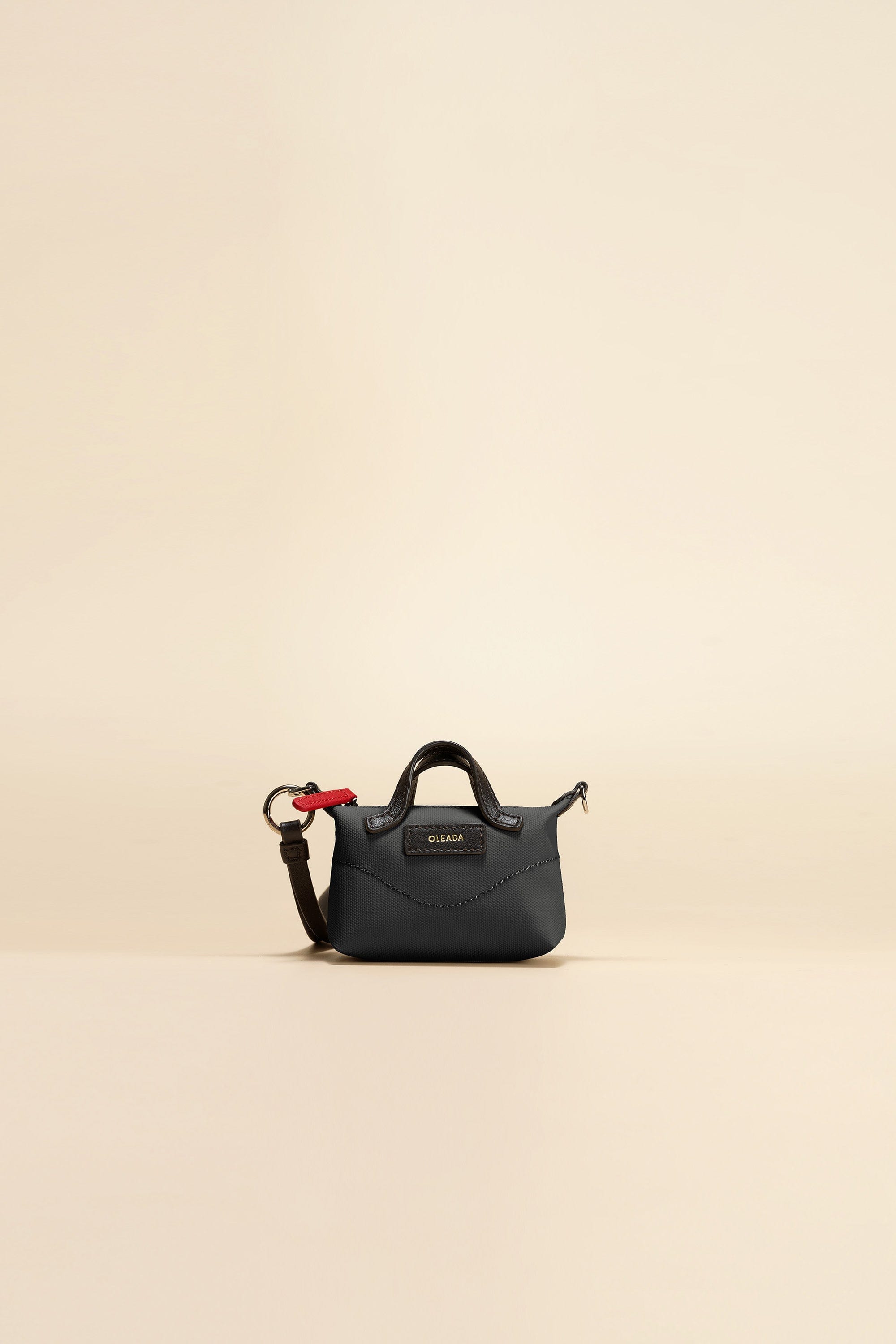 OLEADA NYC Apparel and Accessories > Women > Small Leather Goods > Leather Cardholder Color_Tokyo AnyWear AnyDuffle Charm