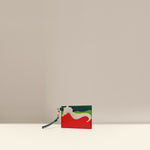 OLEADA NYC Apparel and Accessories > Women > Small Leather Goods > Leather Cardholder Ruby Seadragon Card Holder